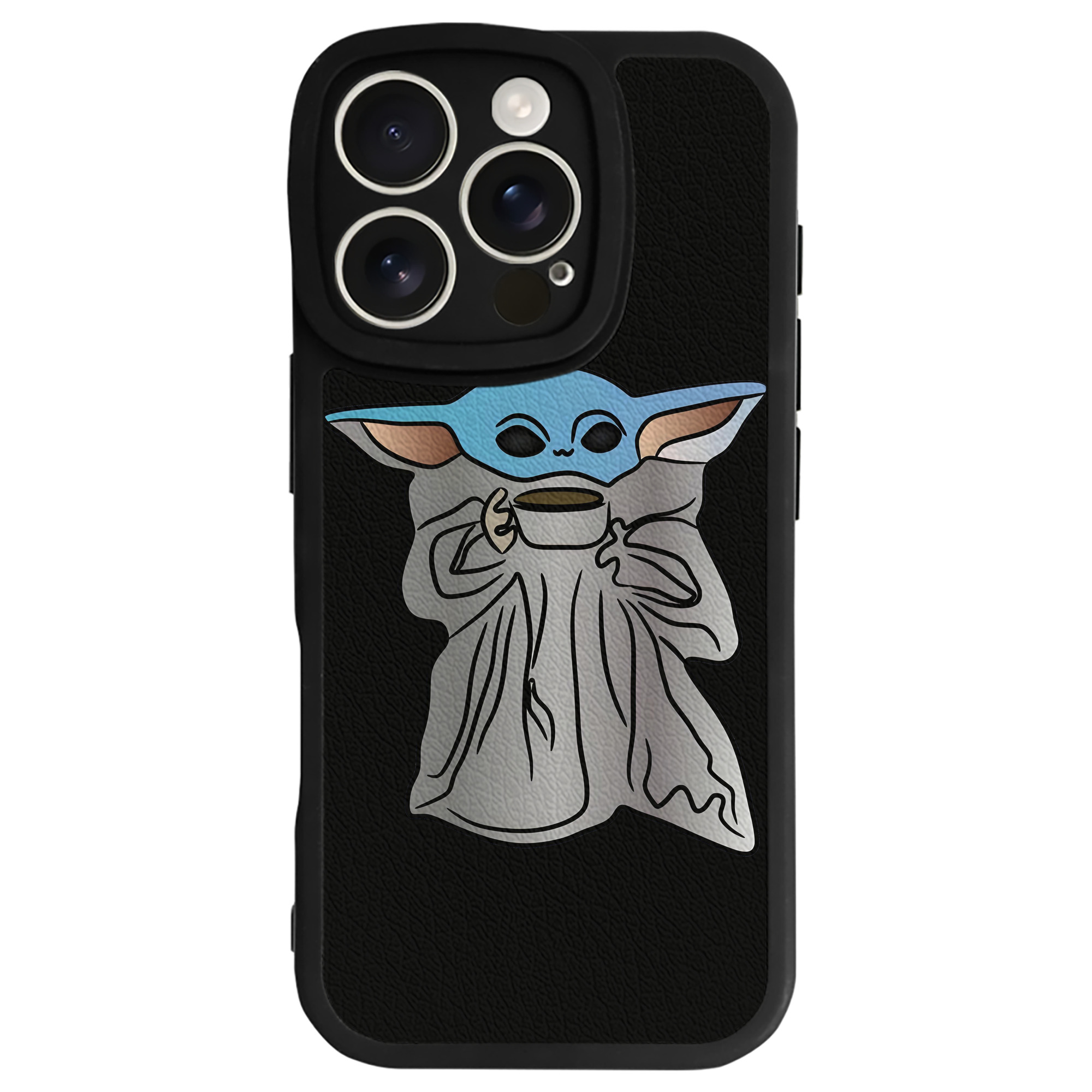 （画像用） スター・ウォーズ Star Wars 【iPhone 16シリーズ対応】シリコンスマホケース（レザー調） 材質：シリコン